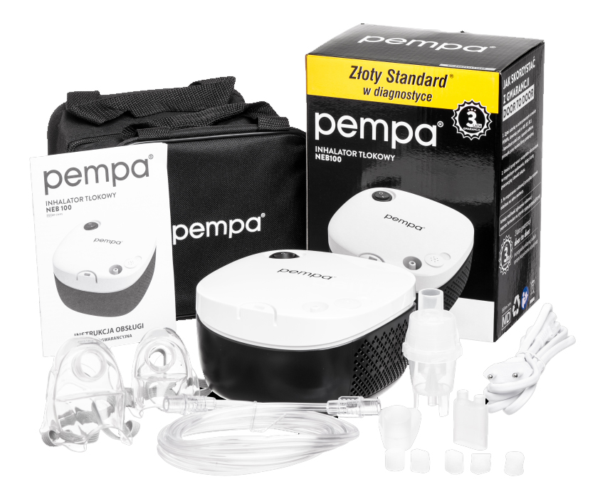 Inhalator tłokowy Pempa Neb 100 z torbą