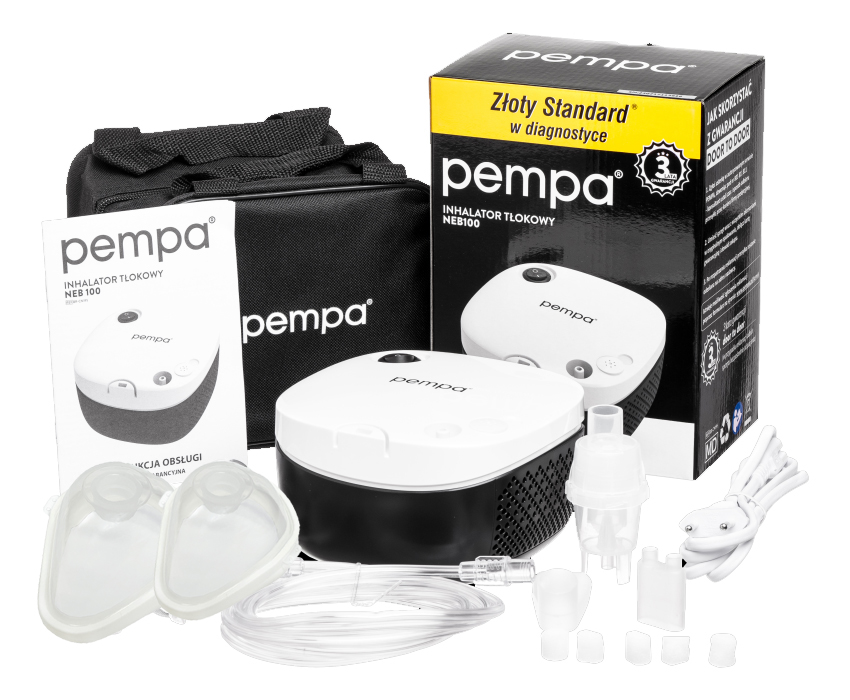 Inhalator tłokowy Pempa Neb 100 z torbą