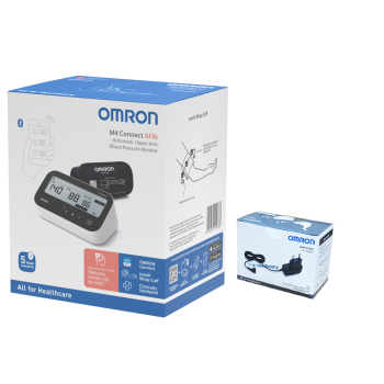Ciśnieniomierz Omron M4 CONNECT AFib + zasilacz