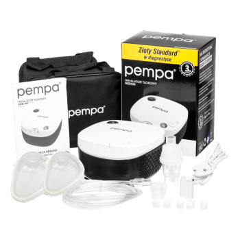 Inhalator tłokowy Pempa Neb 100 maski bez otworów z zaworem