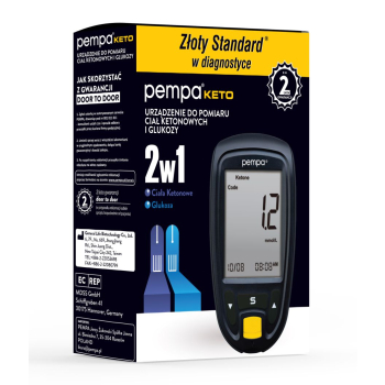 Ketometr i Glukometr PEMPA KETO 2W1